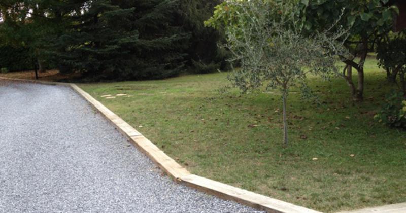 Traverse paysagère en Pin traitée